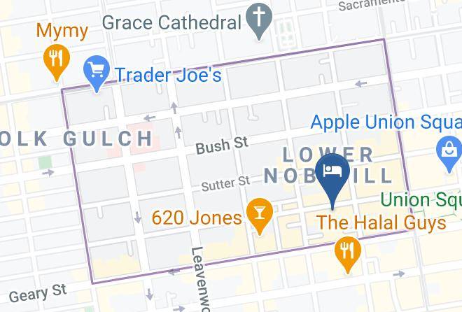 San Francisco - Hotel Zeppelin San Francisco Maps