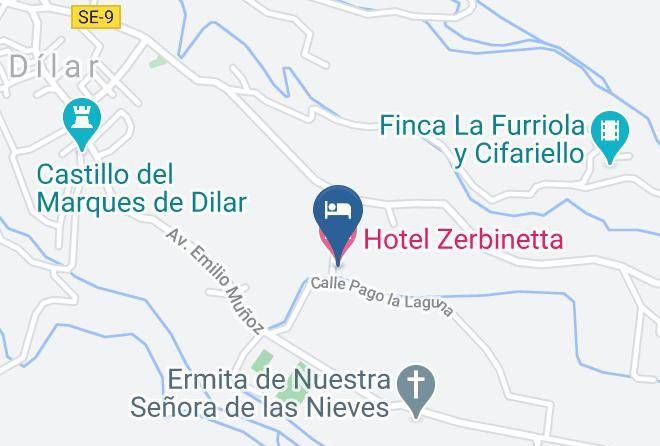 Granada - Hotel Zerbinetta Maps