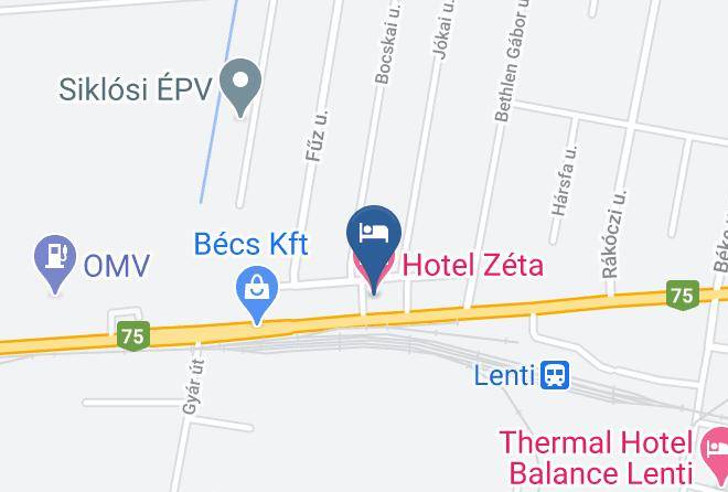 Lenti - Hotel Zeta Maps