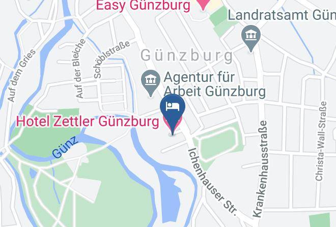 Gunzburg - Hotel Zettler Gunzburg Maps