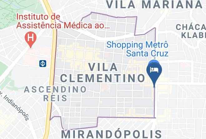 Sao Paulo Vila Da Saude - Hotel Zeus 2 Maps