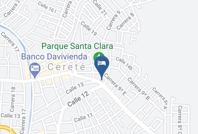 Cerete - Hotel Zeus Maps