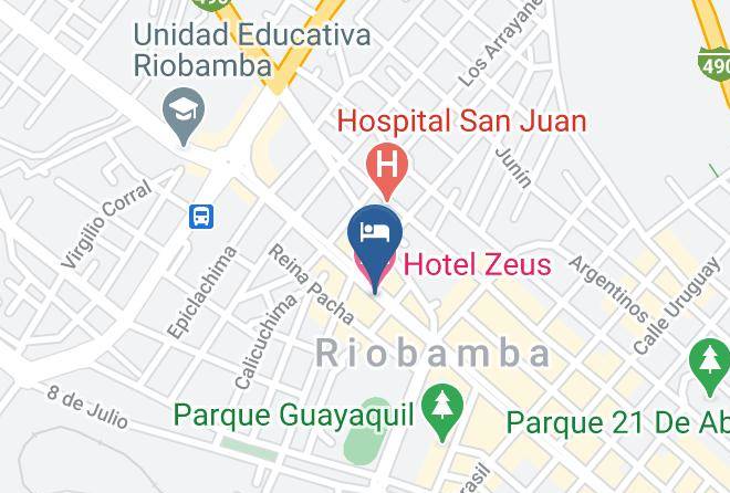 Hotel Zeus Map
