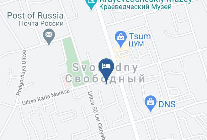 Svobodnyy - Hotel Zeya Maps