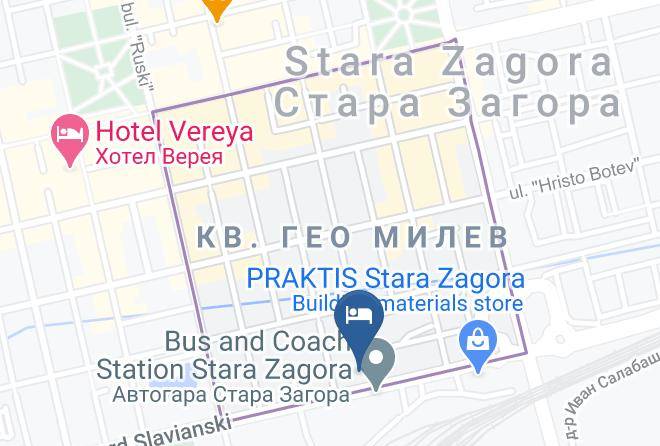Stara Zagora - Hotel Zheleznik Maps