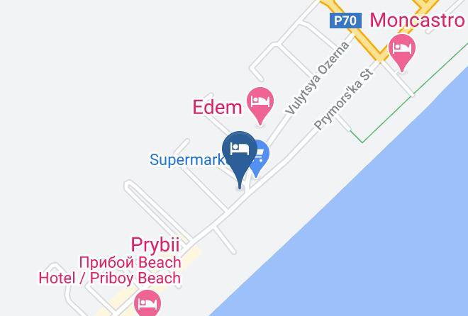 Bilhorod Dnistrovs Kyi - Hotel Zheneva Maps