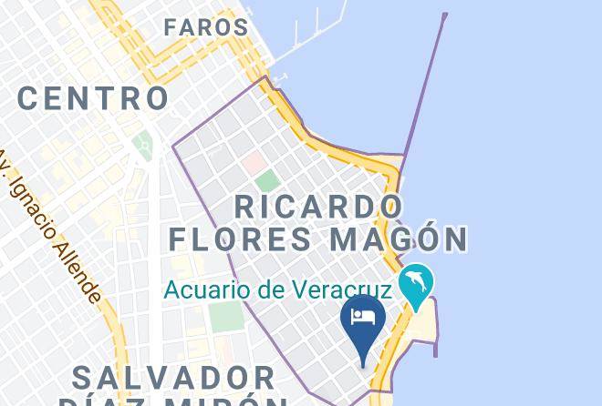 Veracruz Ricardo Flores Magon - Hotel Ziami Maps