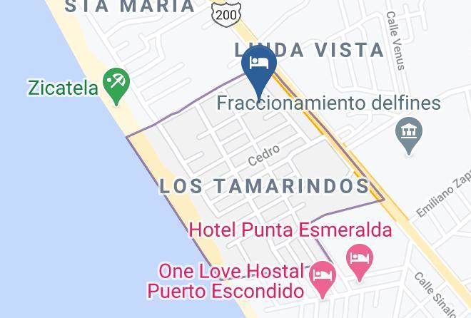 Santa Mariaotepec - Hotel Zicatela Xaa Maps