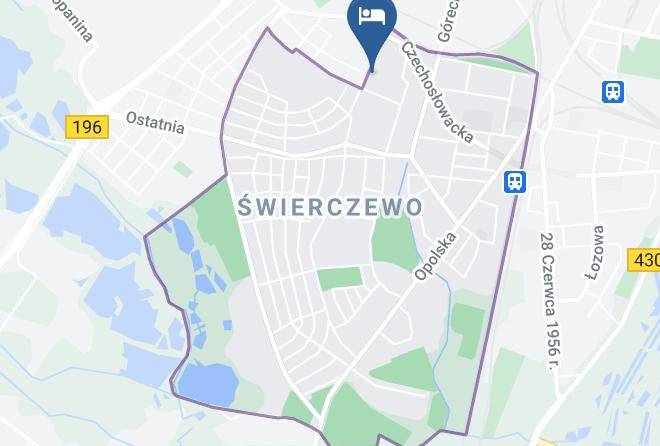 Poznan - Hotel Zielony Maps