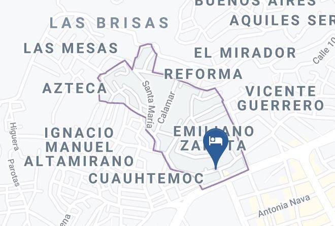 Jose Azueta - Hotel Zihuamar Maps
