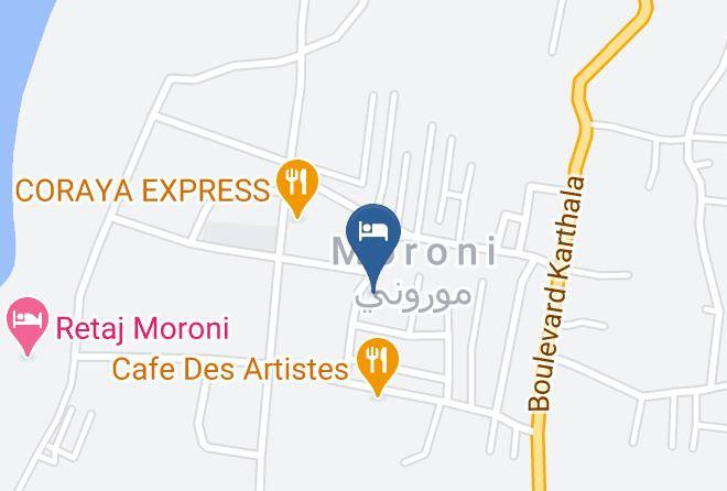 Moroni - Hotel Zilimadjou Maps