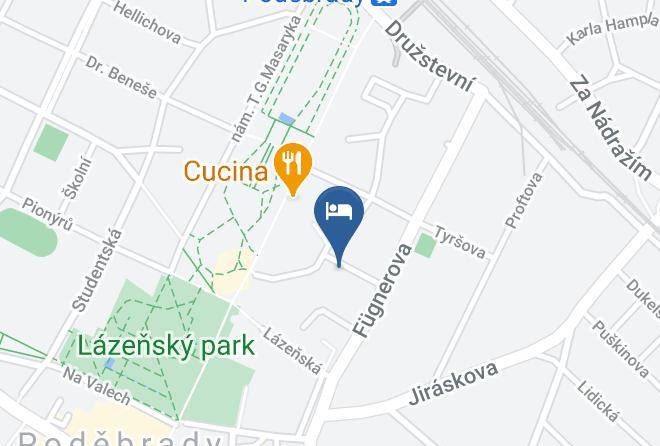 Nymburk - Hotel Zimni Lazne Maps