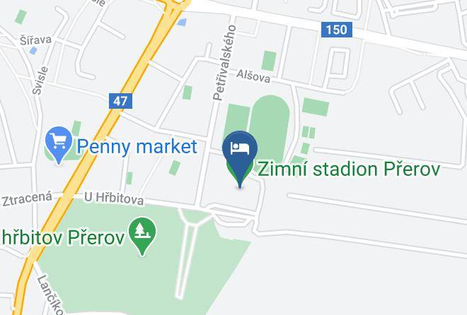 Prerov - Hotel Zimni Stadion Prerov Maps