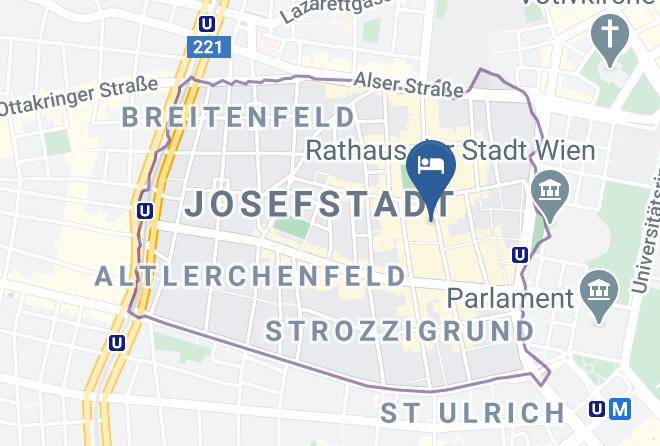 Vienna Josefstadt - Hotel Zipser Maps