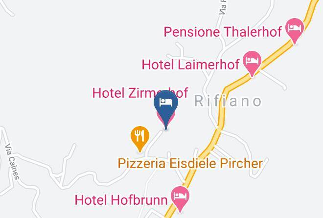 Hotel Zirmerhof Map