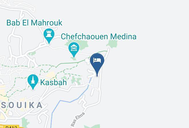 Chefchaouen - Hotel Ziryab Maps