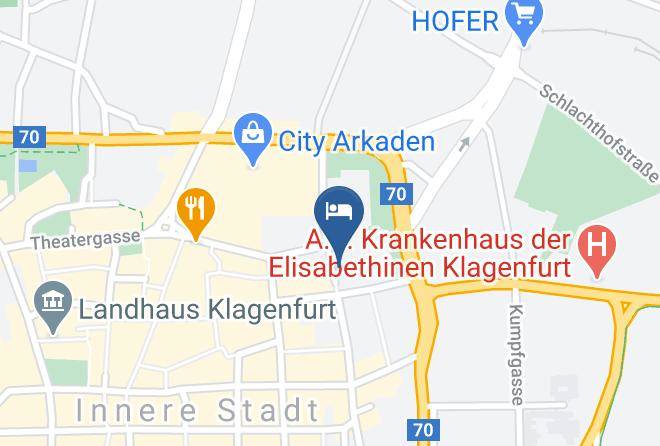 Klagenfurt - Hotel Zlami Holzer Maps