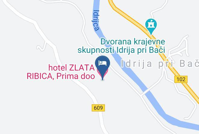 Tolmin - Hotel Zlata Ribica Prima Doo Maps