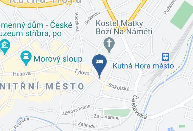 Kutna Hora - Hotel Zlata Stoupa Maps