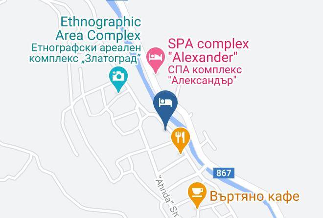Hotel Zlatograd Map