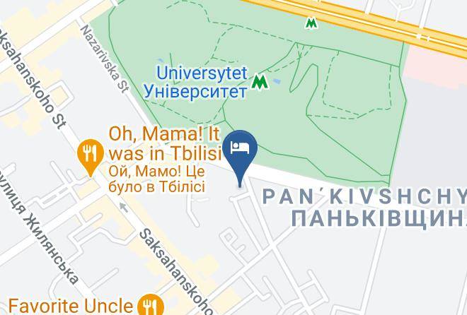 Kyiv - Hotel Znannya Maps