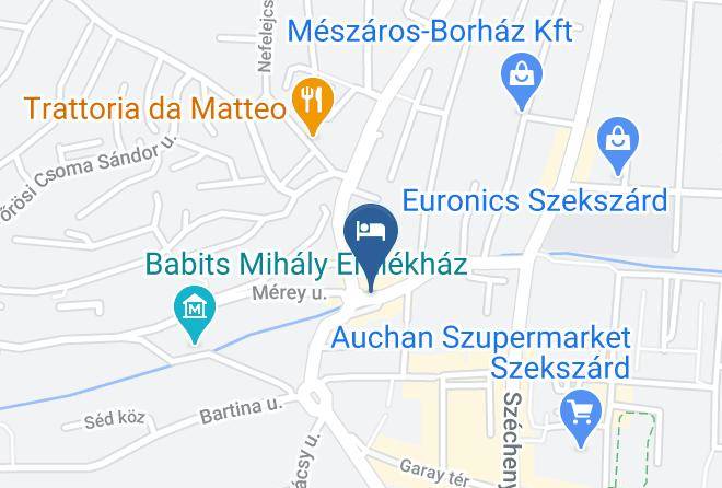 Szekszard - Hotel Zodiaco Maps