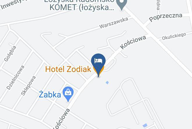 Radomszczanski - Hotel Zodiak Maps