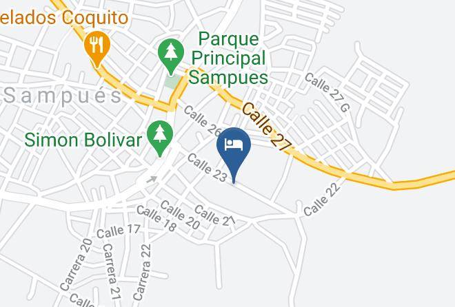 Sampues - Hotel Zoe Maps