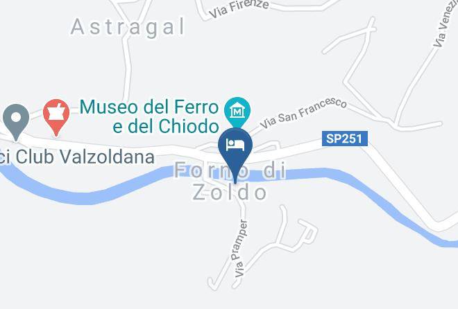 Belluno - Hotel Zoldana Maps