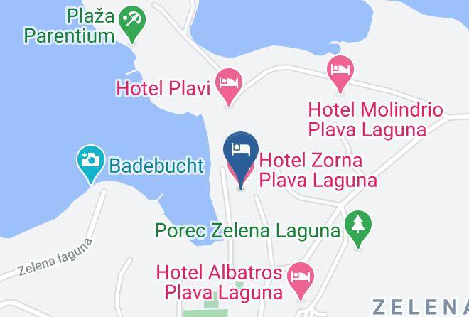 Porec - Hotel Zorna Plava Laguna Maps