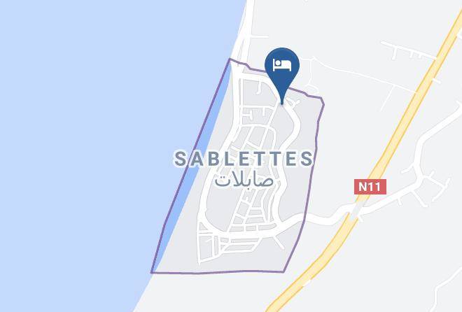 Mostaganem - Hotel Zouhour Maps
