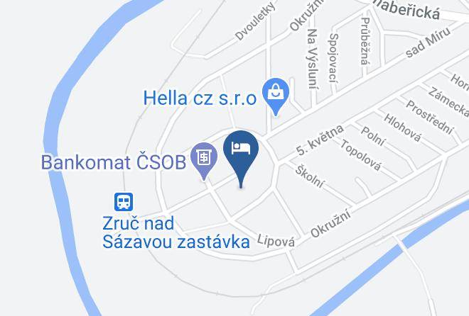 Kutna Hora - Hotel Zruc Maps