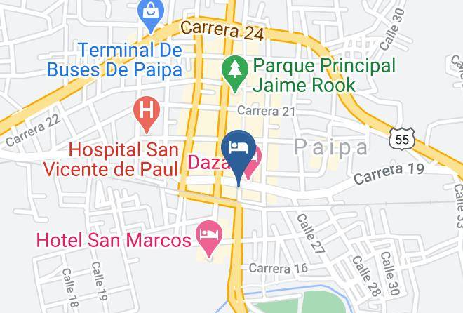 Paipa - Hotel Zuhe Maps