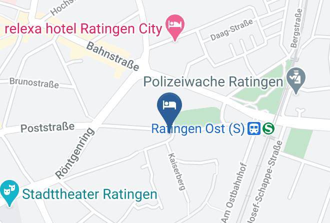 Mettmann - Hotel Barbarossa Classic Ratingen Maps