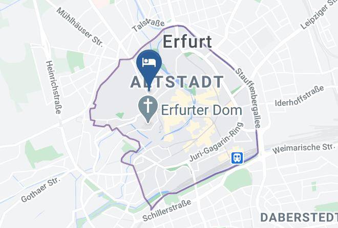 Erfurt - Hotel Zum Baren Maps