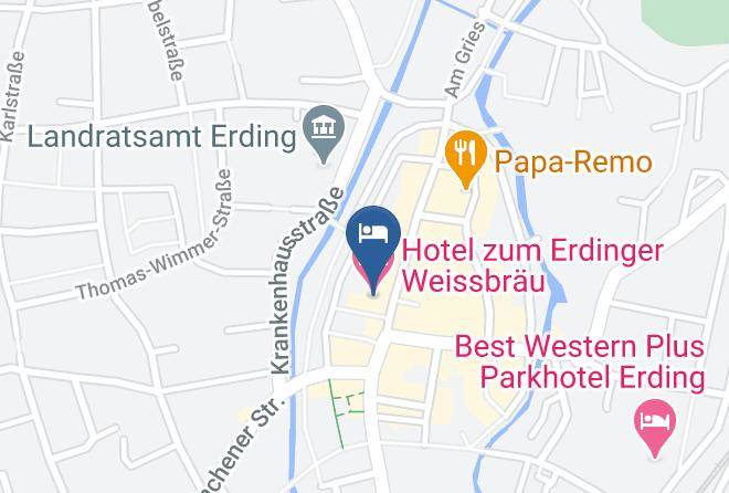 Erding - Hotel Zum Erdinger Weissbrau Maps