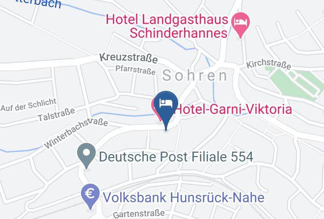 Rhein Hunsruck Kreis - Hotel Zum Felsenkeller Klein Maps