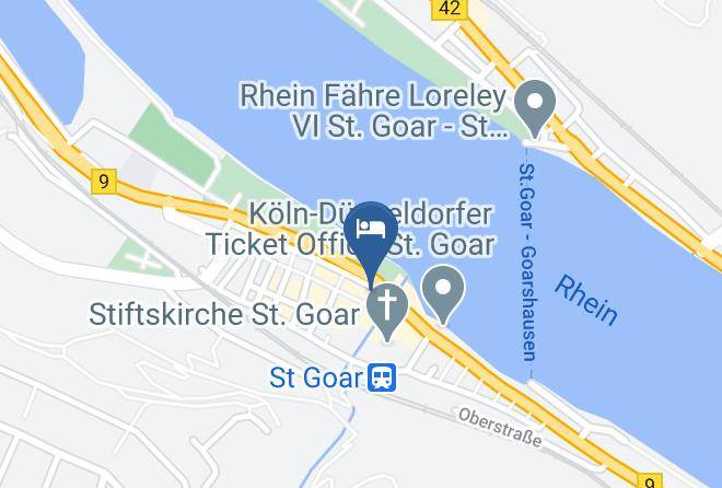 Rhein Hunsruck Kreis - Hotel Zum Goldenen Lowen Maps