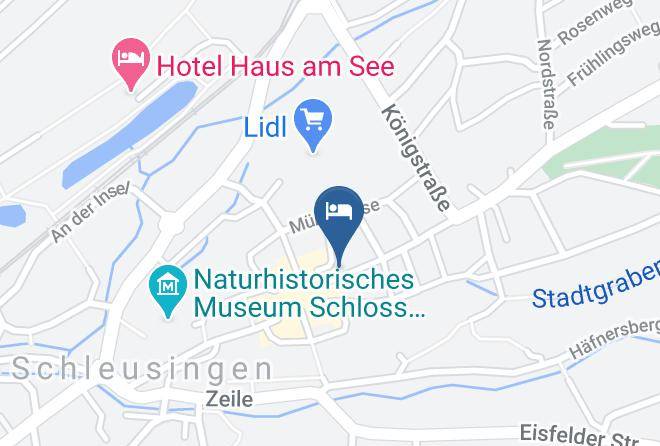 Hildburghausen - Hotel Zum Goldenen Lowen Maps