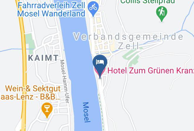 Cochem Zell - Hotel Zum Grunen Kranz Maps