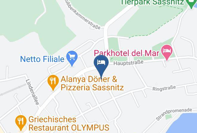 Vorpommern Rugen - Hotel Zum Hafen Maps