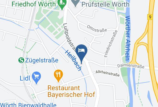 Germersheim - Hotel Zum Hirsch Worth Am Rhein Maps