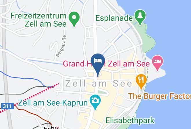 Zell Am See - Hotel Restaurant Zum Hirschen Maps