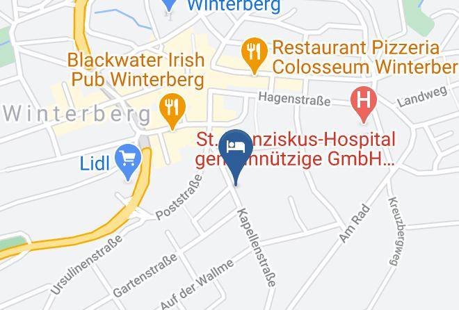 Hochsauerlandkreis - Hotel Zum Kreuzberg Maps