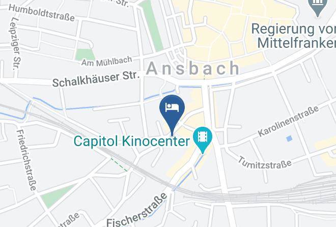 Ansbach - Hotel Zum Lamm Maps
