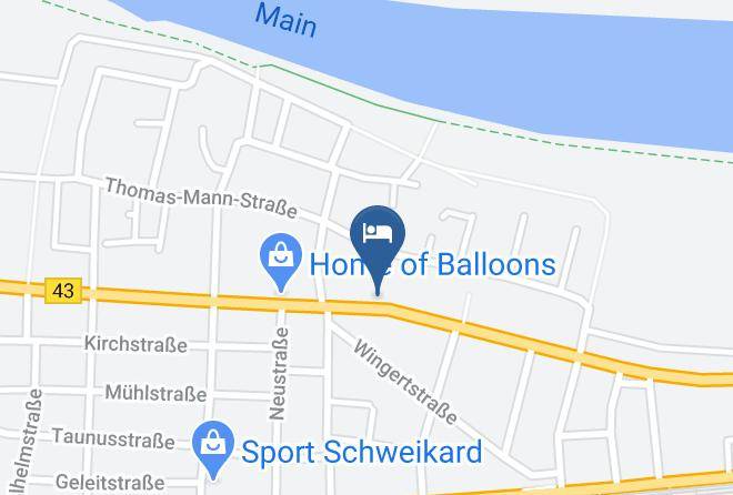 Offenbach - Hotel Zum Maingau Maps
