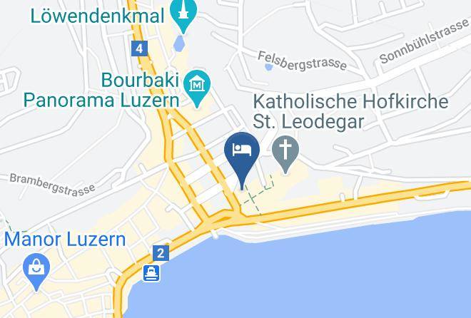 Lucerne - Hotel Zum Rebstock Maps