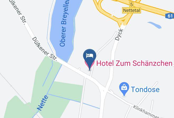 Viersen - Hotel Zum Schanzchen Maps