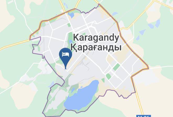 Karaganda - Hotel Zumrat Maps