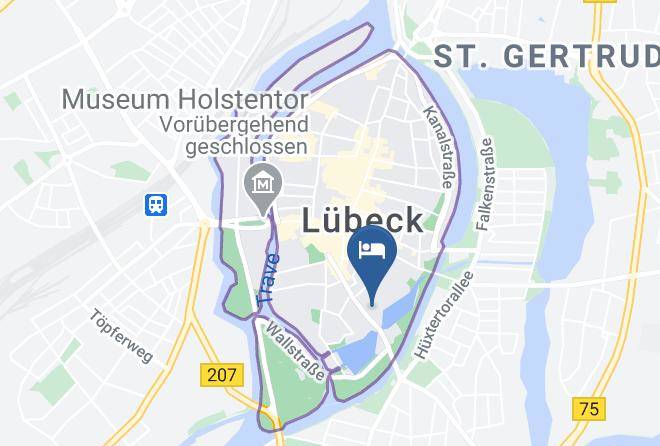 Lubeck - Hotel Zur Alten Stadtmauer Maps